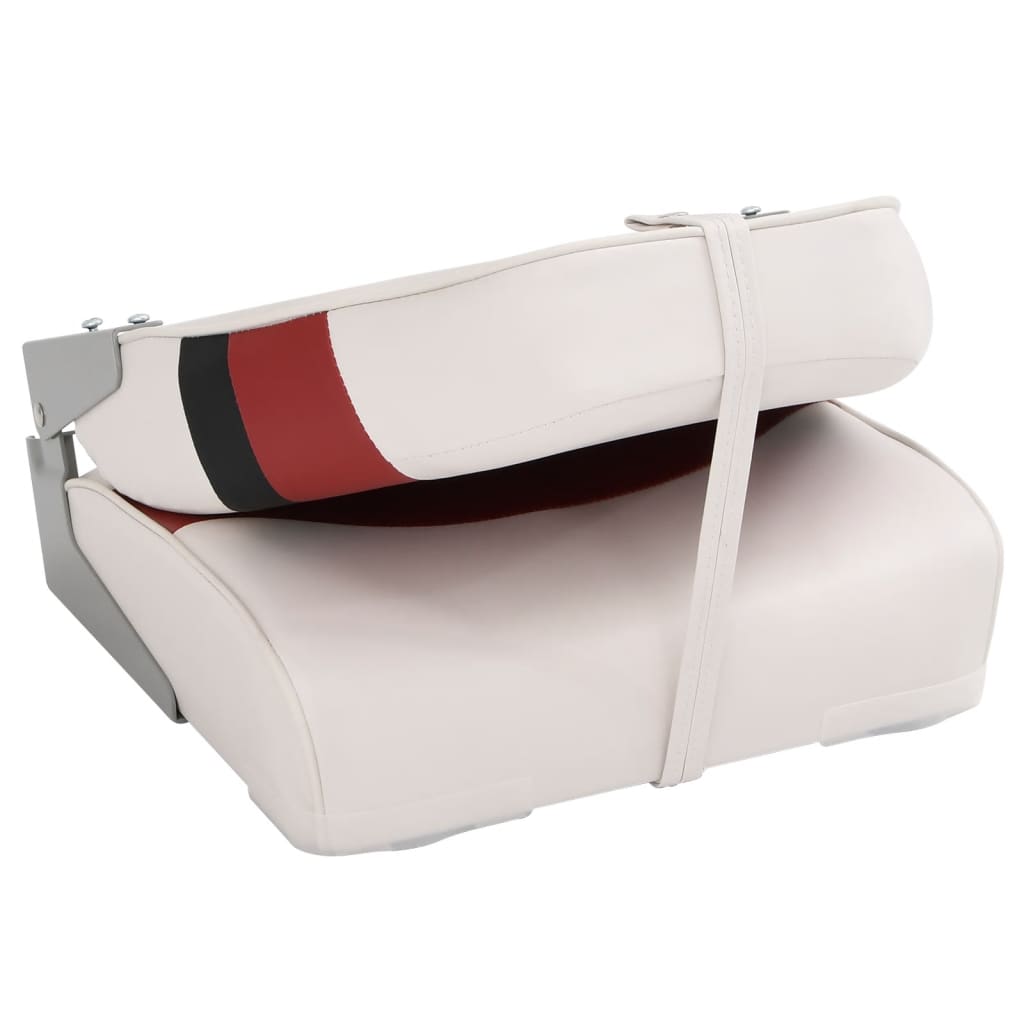 Foldable Boat Seats 2pcs with High Back 44x38x55 cm