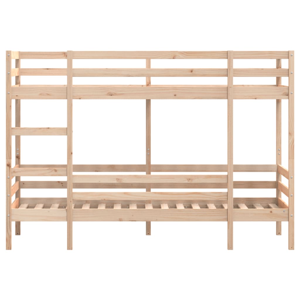Bunk Bed without Mattress 90x200 cm Solid Wood Pine