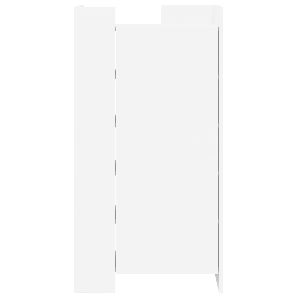 Shoe Cabinet White 52x37.5x100 cm Engineered Wood