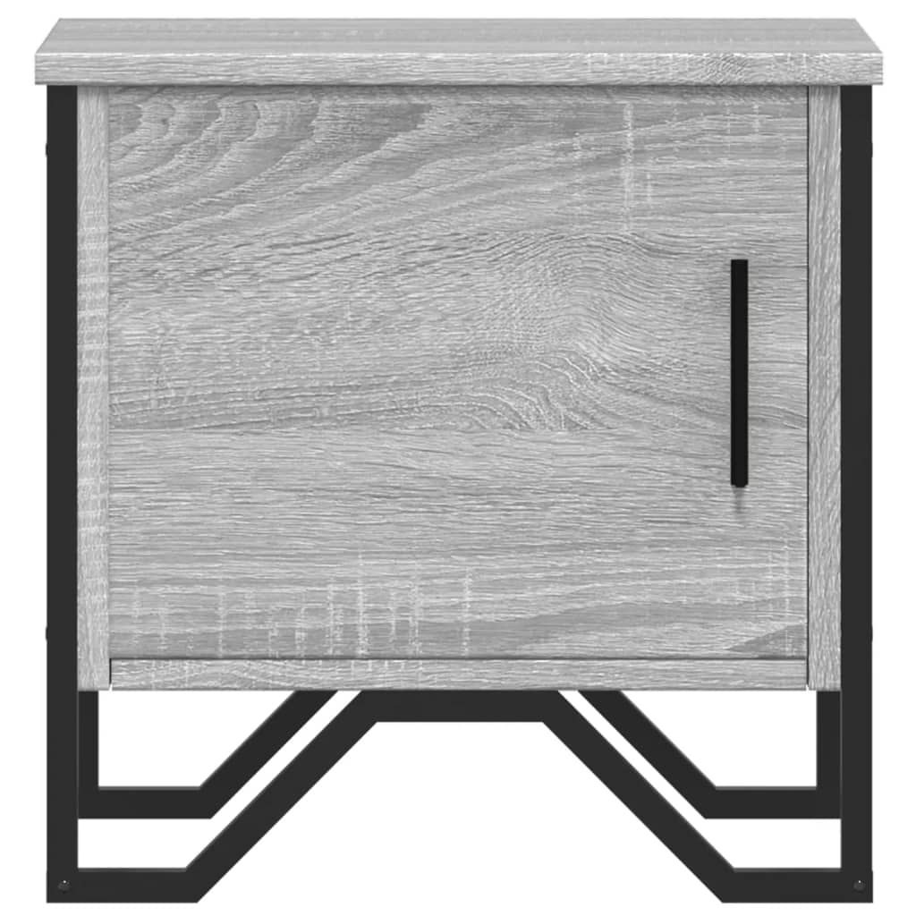 Bedside Cabinets 2 pcs Grey Sonoma 40x30x40 cm Engineered Wood