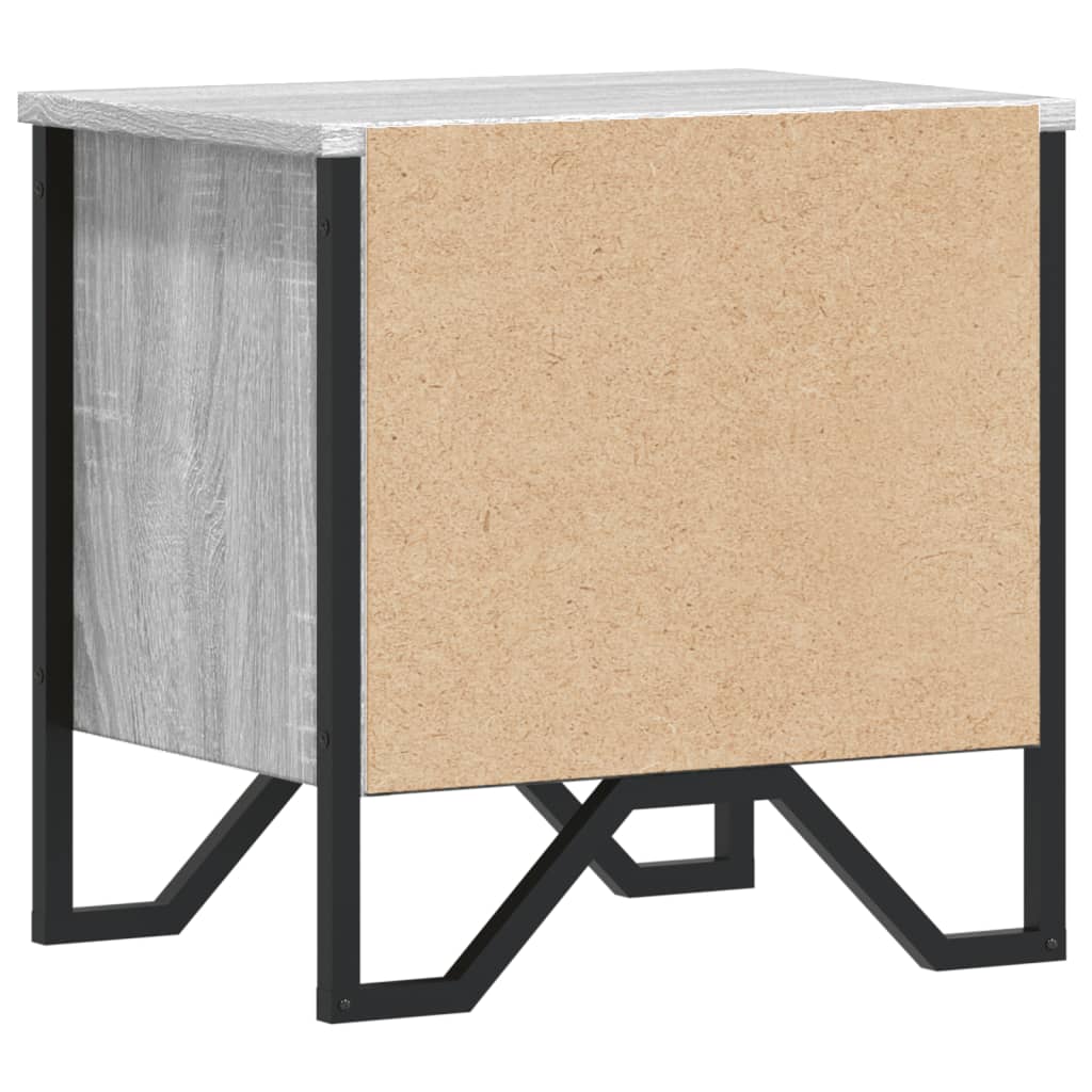 Bedside Cabinets 2 pcs Grey Sonoma 40x30x40 cm Engineered Wood