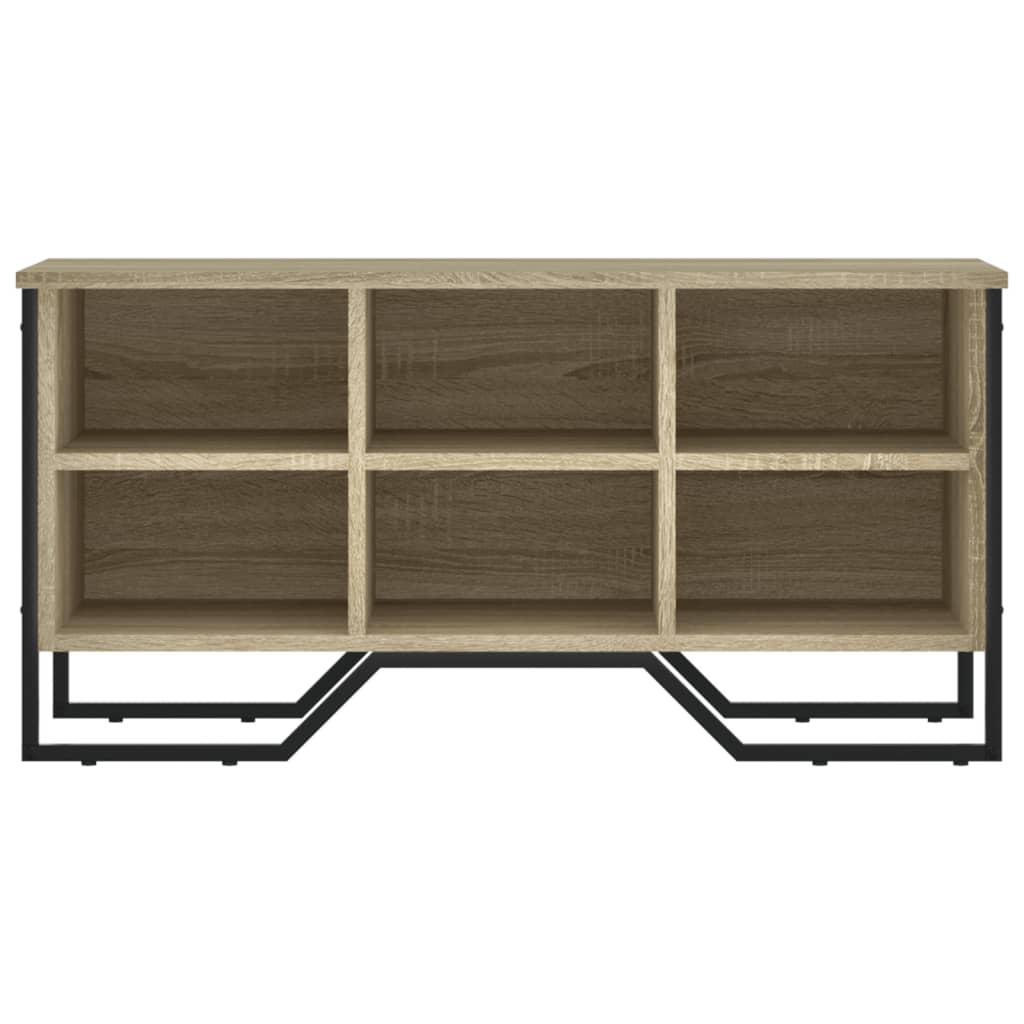 Shoe Cabinet Sonoma Oak 90x38x45.5 cm Engineered Wood