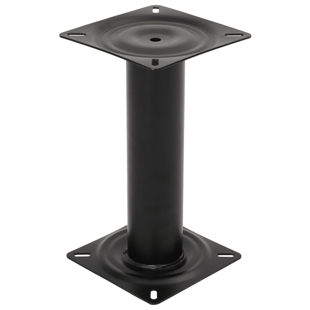 Boat Seat Pedestal Black 33 cm Steel