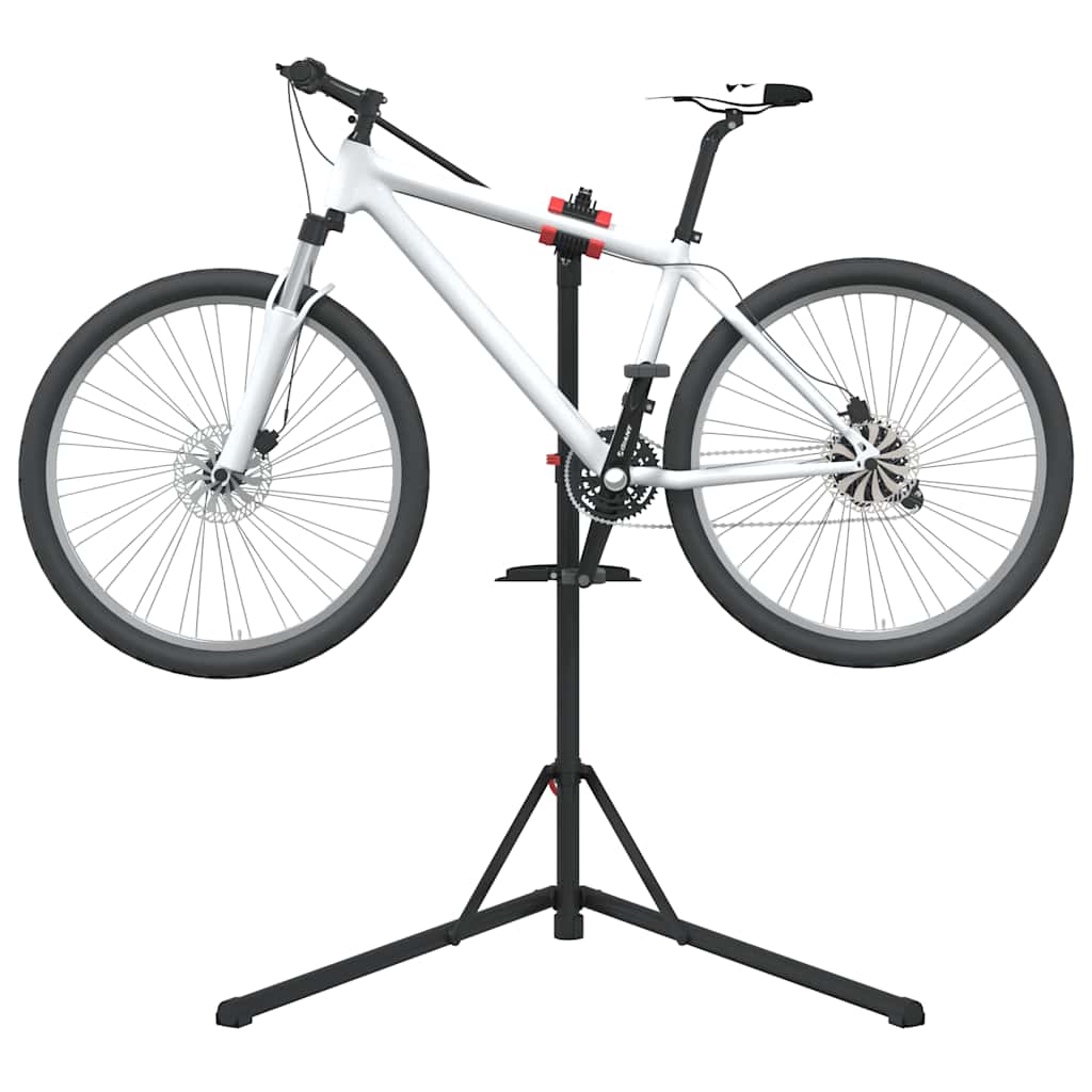 Bike Repair Stand Foldable Adjustable 92-152 cm Red Steel