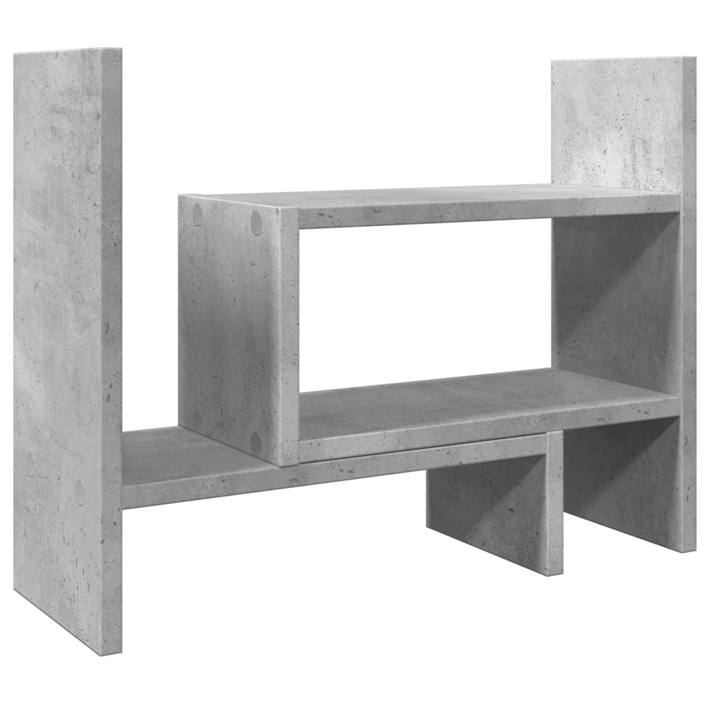 Desk Organiser Concrete Grey 38.5x17x39 cm Engineered wood