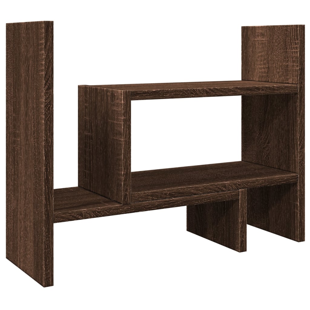 Desk Organiser Brown Oak 38.5x17x39 cm Engineered wood