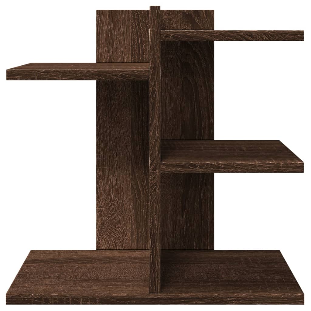 Desk Organiser Brown Oak 42x21.5x42 cm Engineered wood