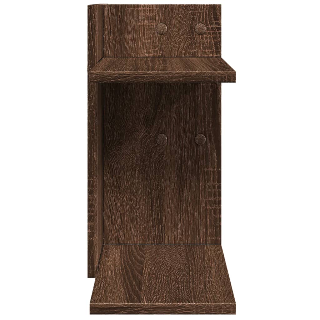 Desk Organiser Brown Oak 42x21.5x42 cm Engineered wood