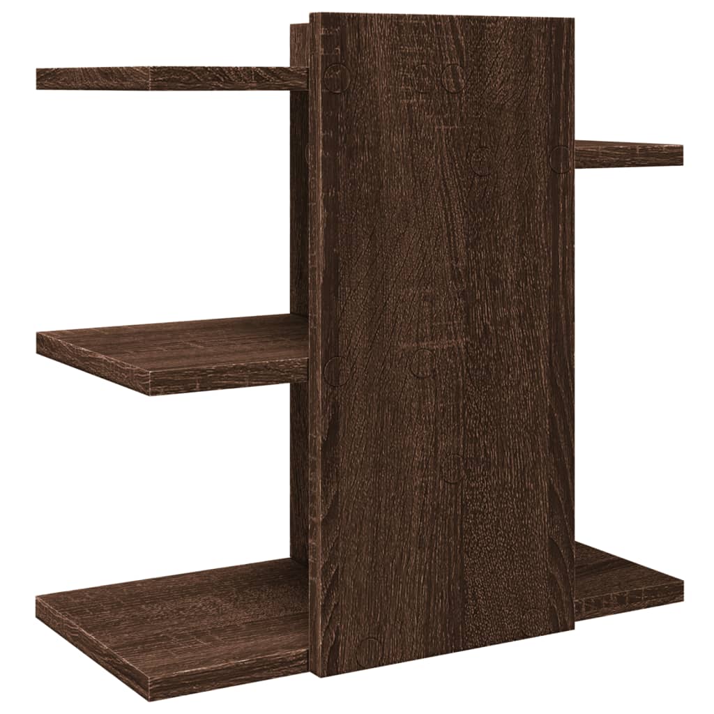 Desk Organiser Brown Oak 42x21.5x42 cm Engineered wood