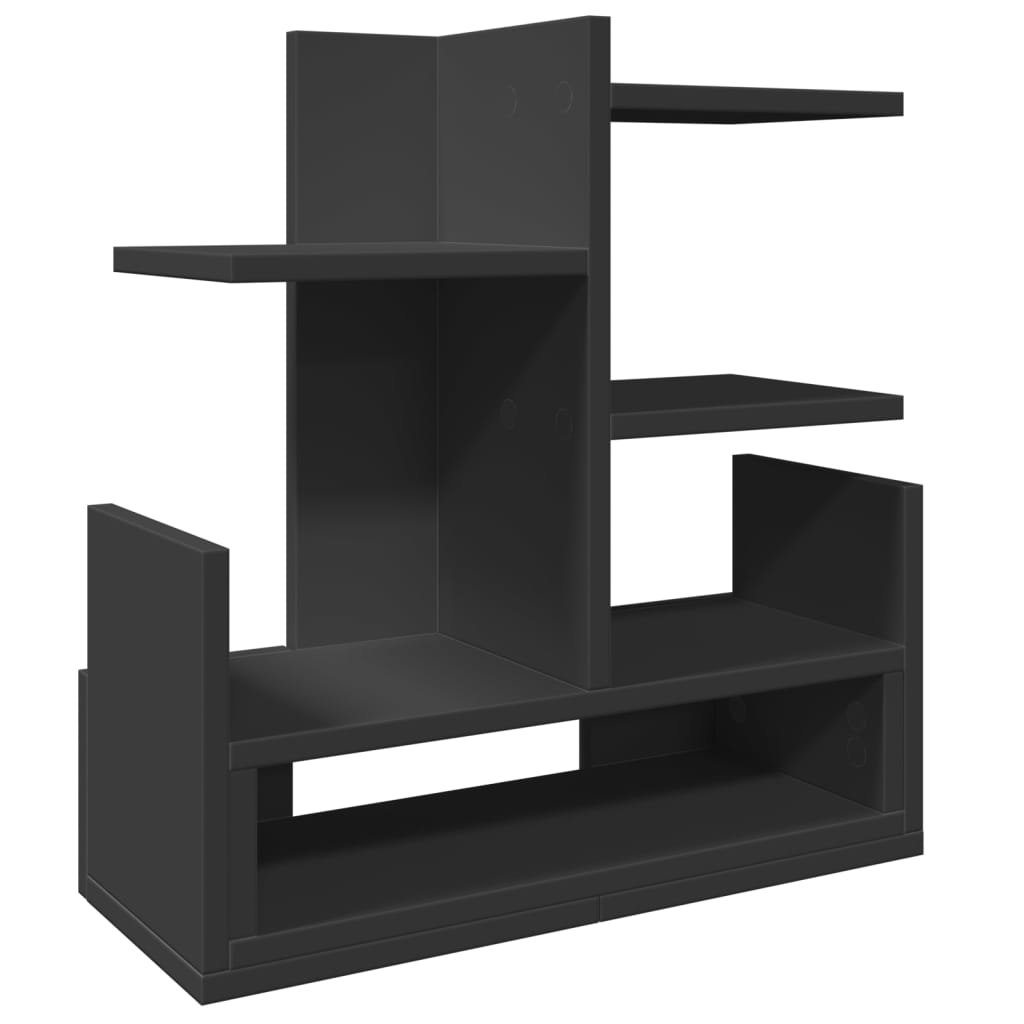 Desk Organiser Black 49x20x52.5 cm Engineered wood