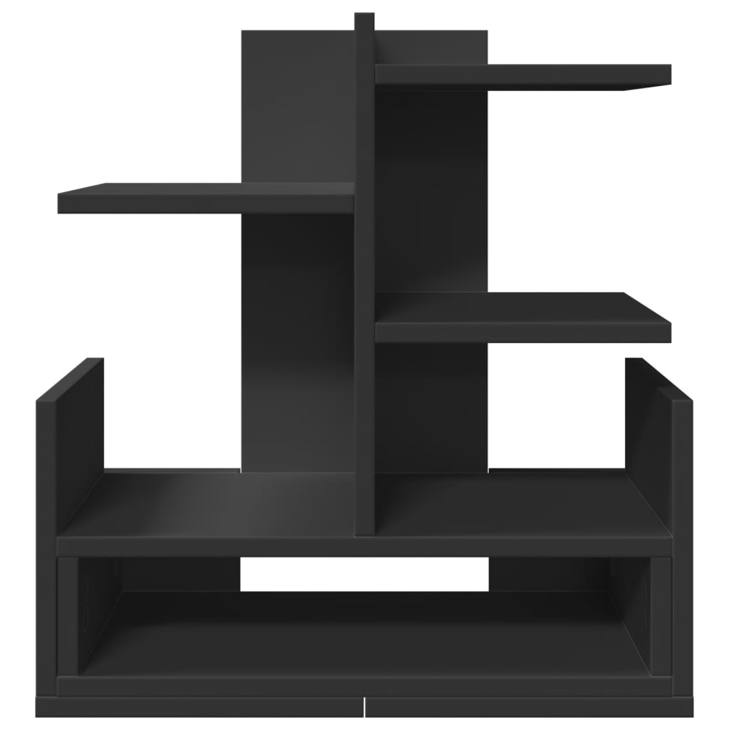 Desk Organiser Black 49x20x52.5 cm Engineered wood
