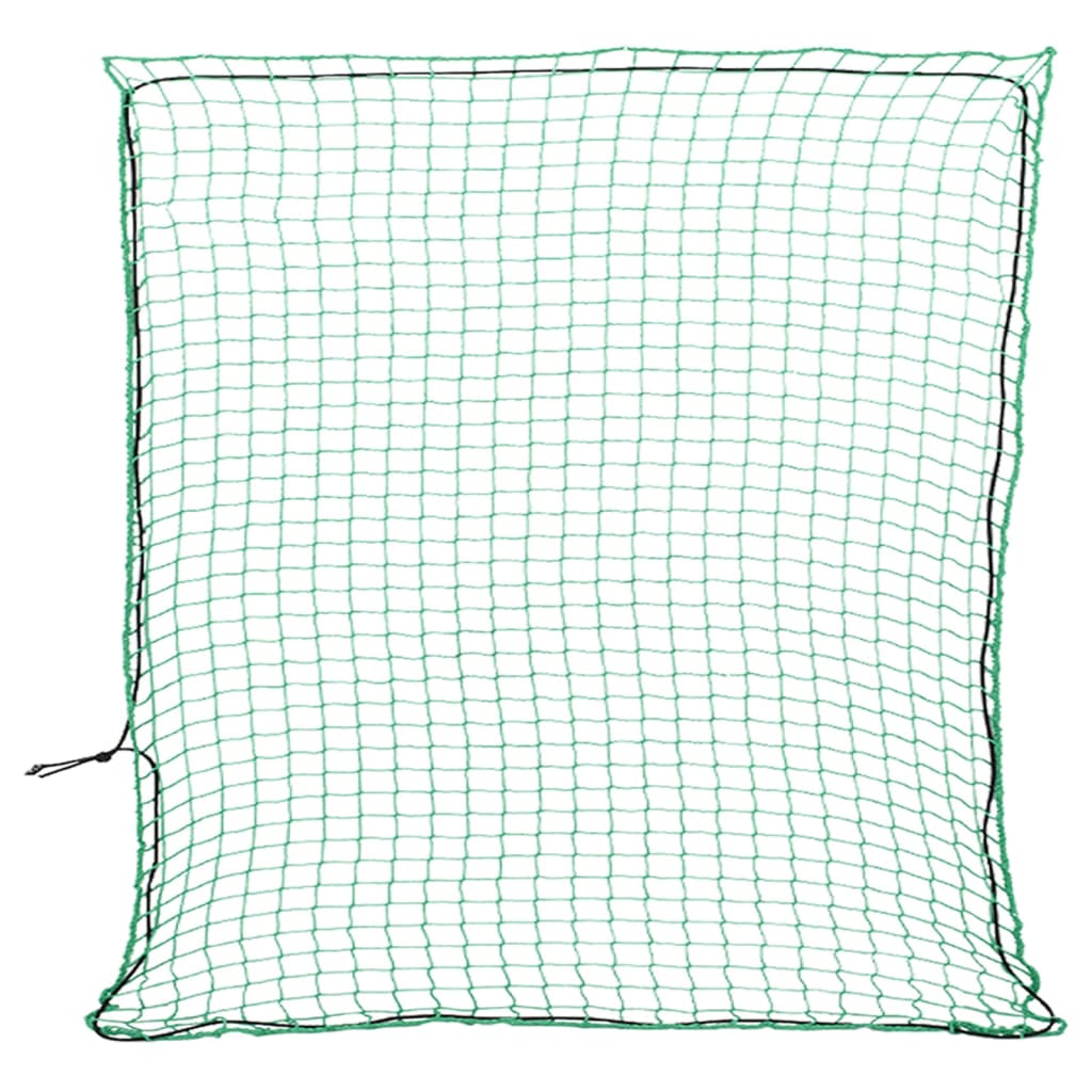 Trailer Net with Elastic Rope Green 3x3 m PP