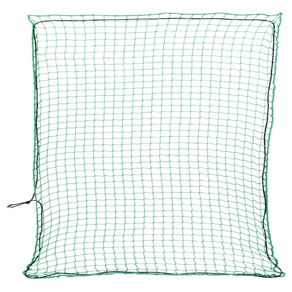 Trailer Net with Elastic Rope Green 4x4 m PP