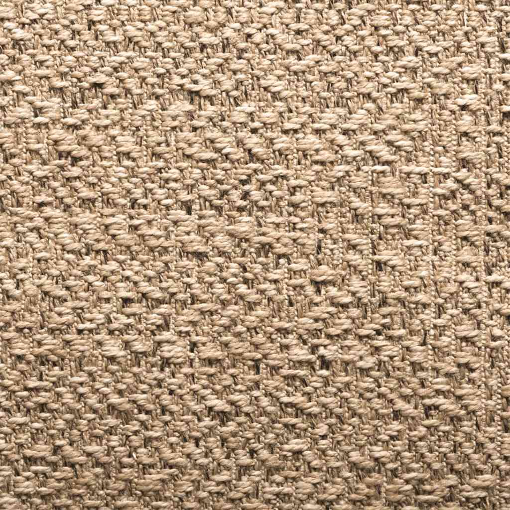 Rug ZIZUR Beige 140x200 cm Jute Look Indoor and Outdoor