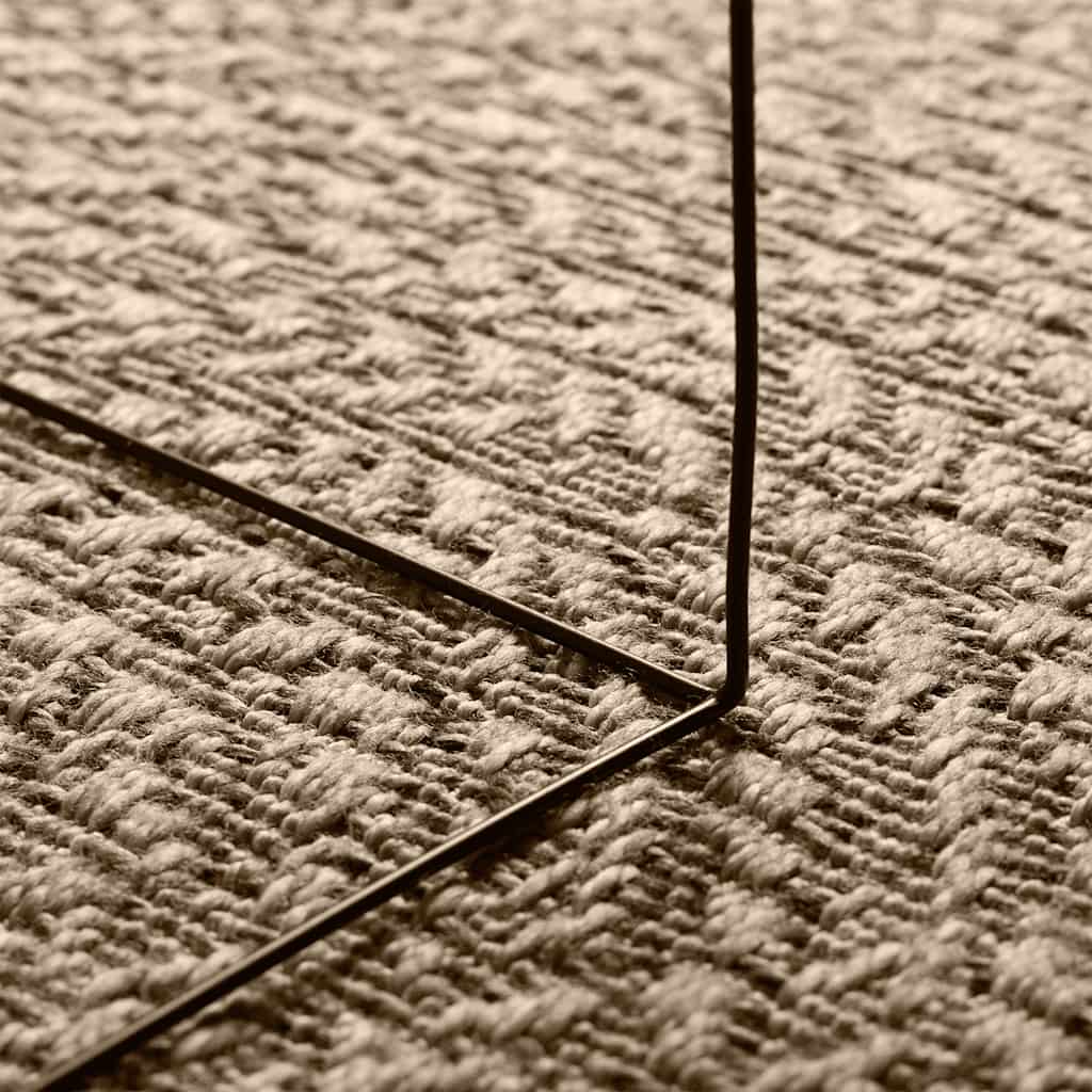 Rug ZIZUR Beige Ø 120 cm Jute Look Indoor and Outdoor
