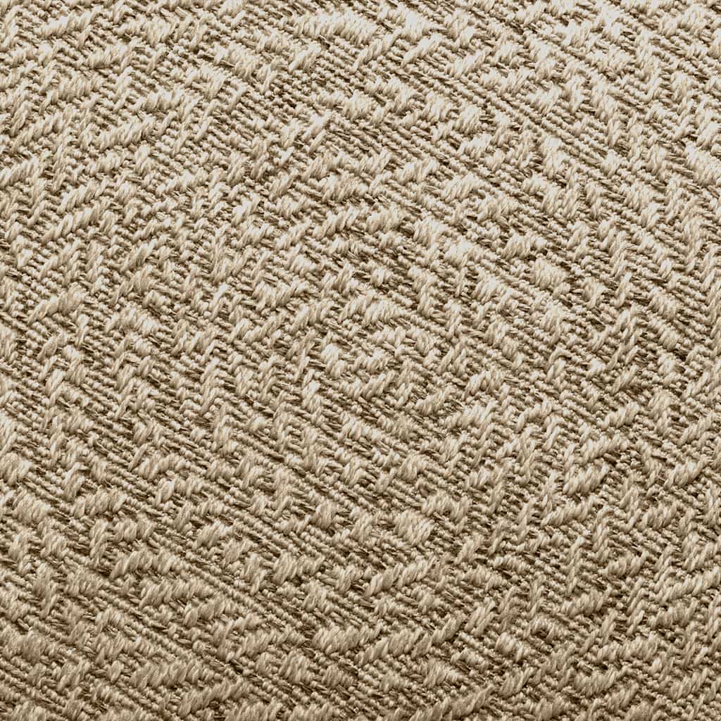 Rug ZIZUR Beige Ø 160 cm Jute Look Indoor and Outdoor