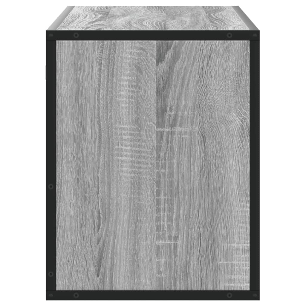 TV Cabinet Grey Sonoma 100x31x39.5 cm Engineered Wood and Metal