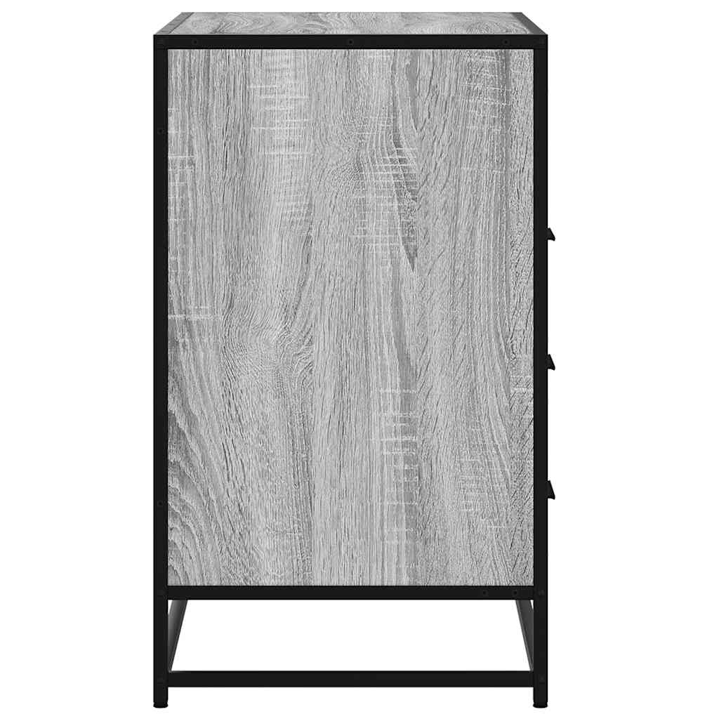 Drawer Cabinet Grey Sonoma 70x41x70 cm Engineered Wood