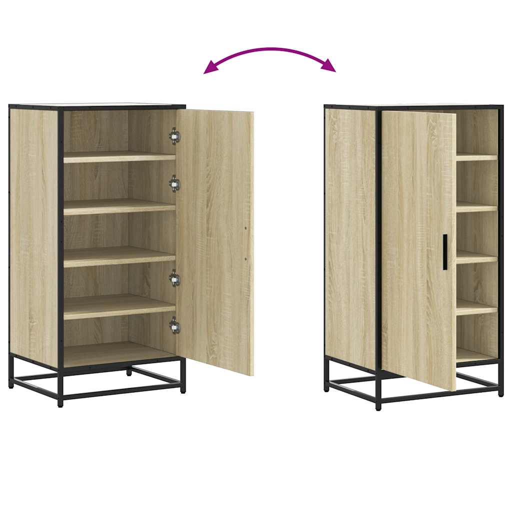 Shoe Rack Sonoma Oak 48x38x97.5 cm Engineered Wood