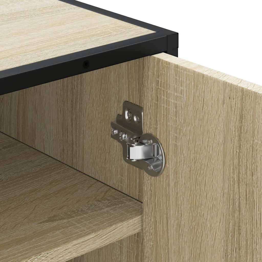 Shoe Rack Sonoma Oak 48x38x97.5 cm Engineered Wood