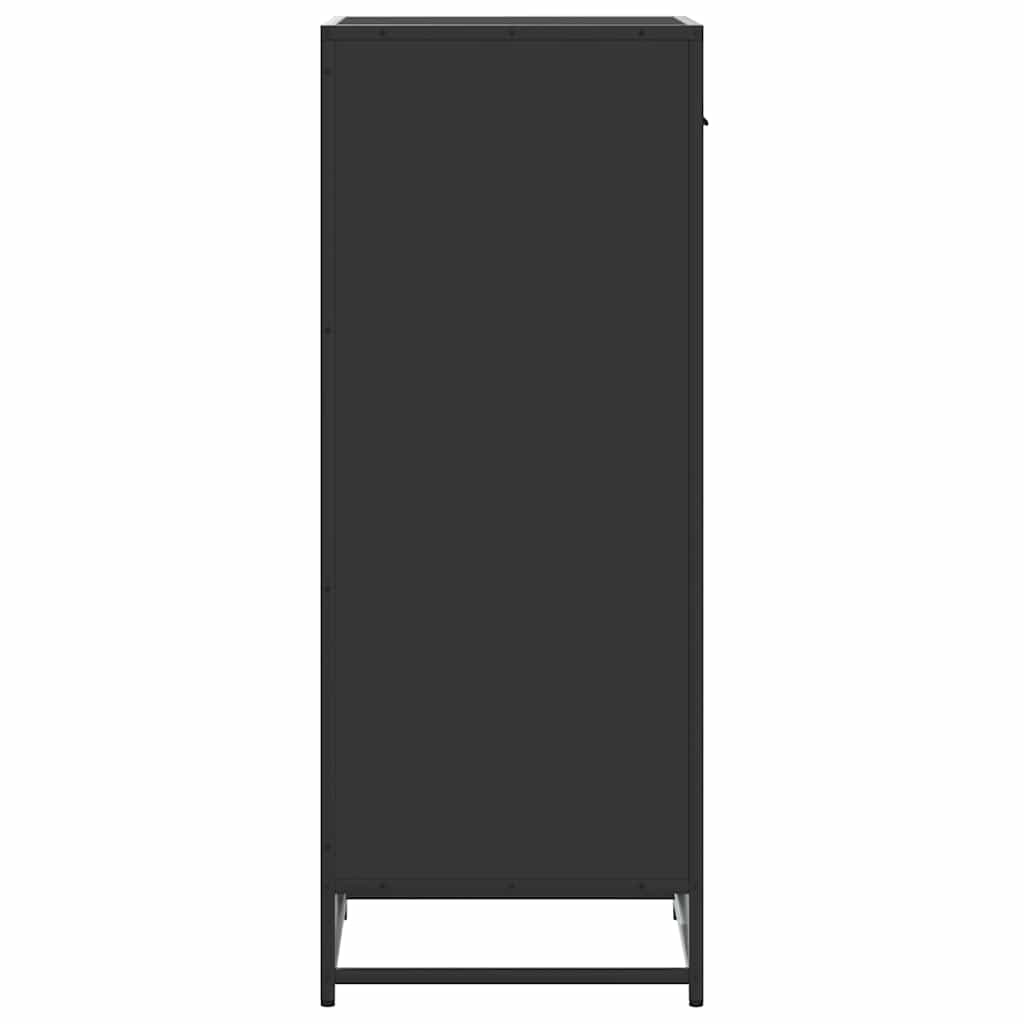 Shoe Rack Black 48x38x97.5 cm Engineered Wood