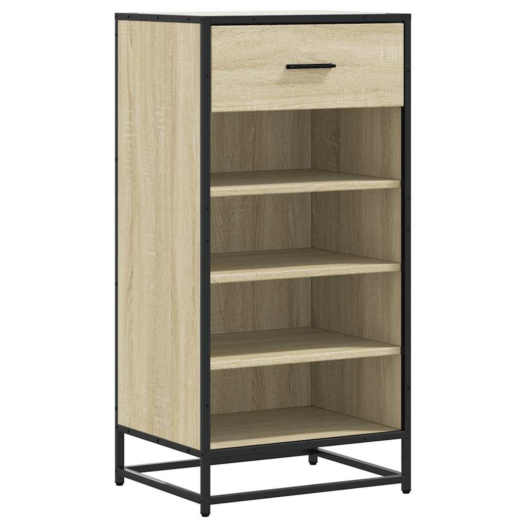 Shoe Rack Sonoma Oak 48x38x97.5 cm Engineered Wood