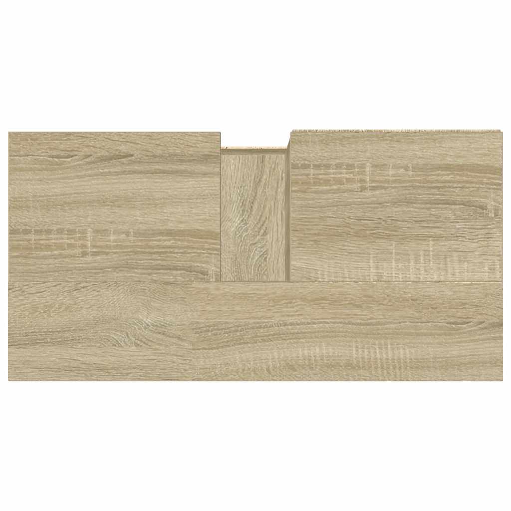 Bathroom Sink Cabinet Sonoma Oak 65x33x60 cm Engineered Wood