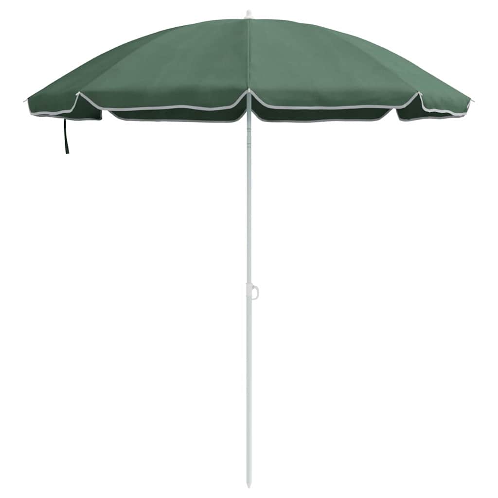 Beach Parasol Green 161 x 193 cm Polyester