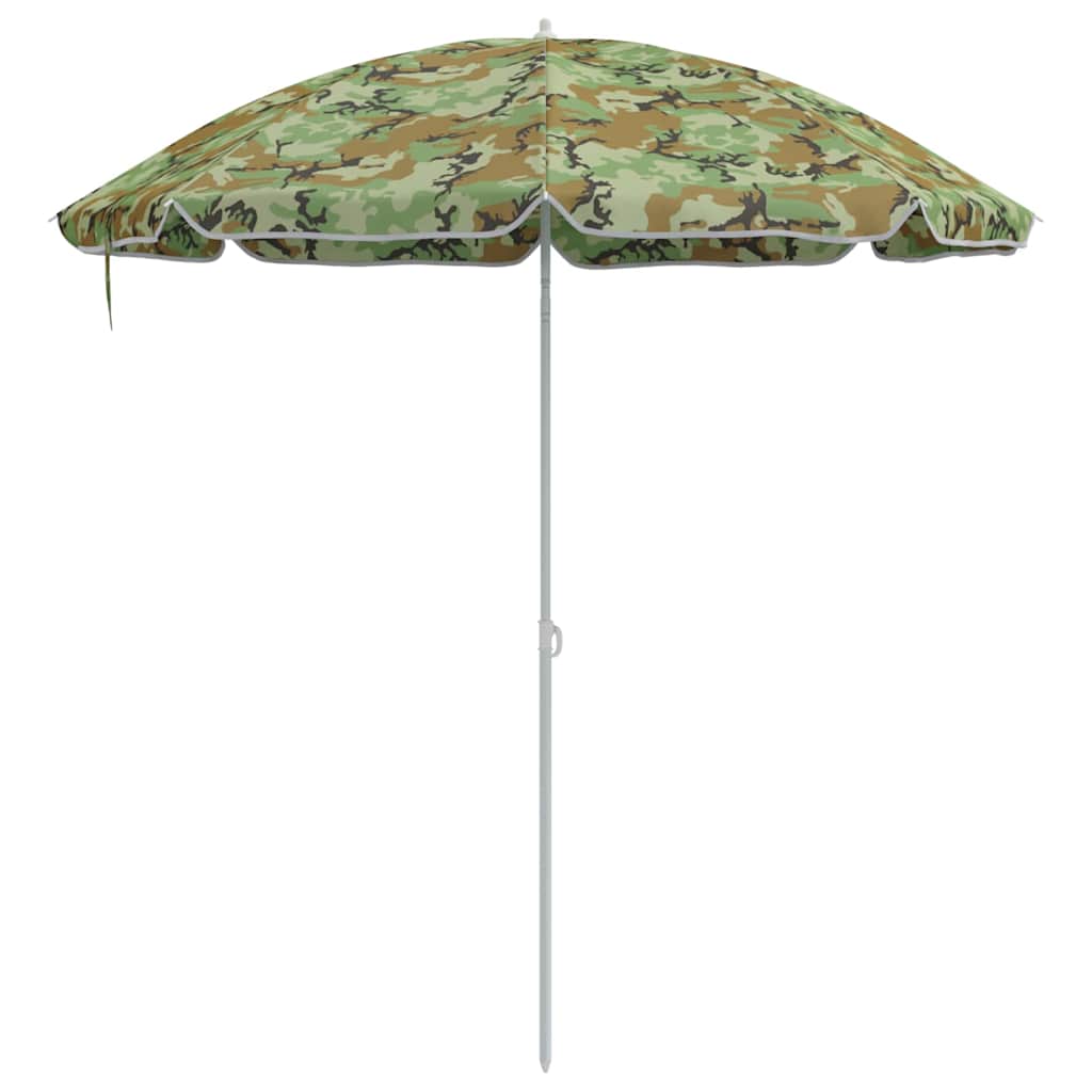 Beach Parasol Camouflage 161 x 193 cm Polyester