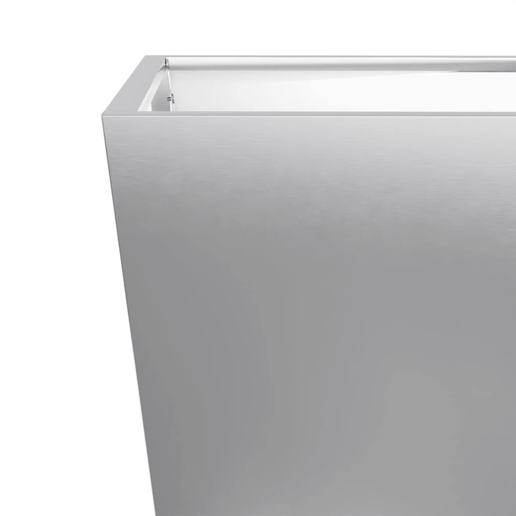 Garden Planter 50x50x50 cm Galvanised Steel