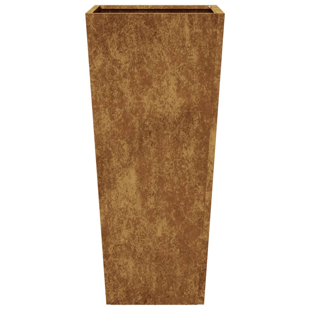 Garden Planter 35x35x75 cm Weathering Steel