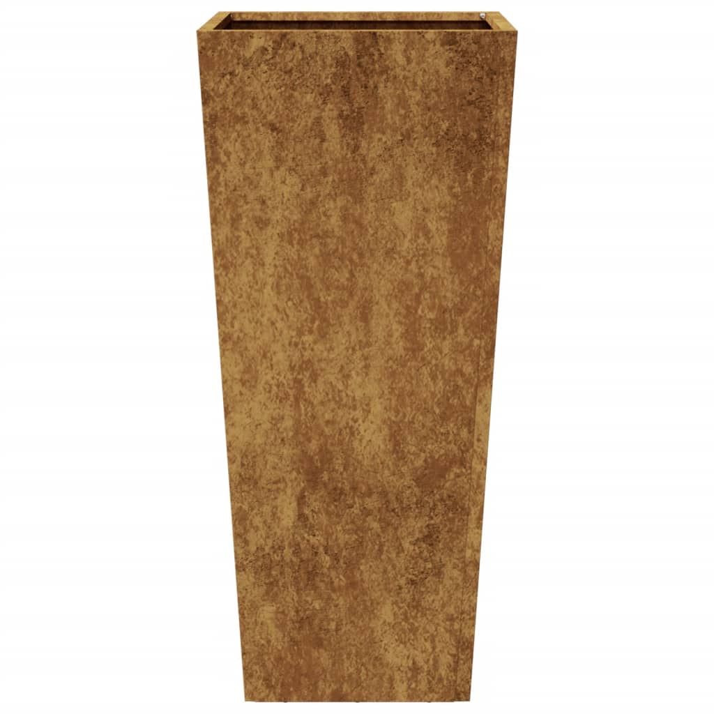 Garden Planter 35x35x75 cm Weathering Steel