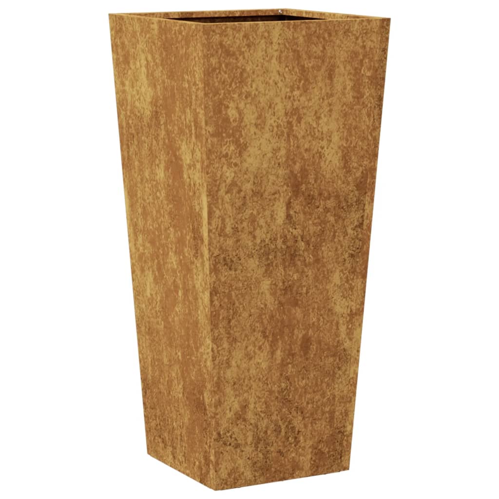 Garden Planter 35x35x75 cm Weathering Steel