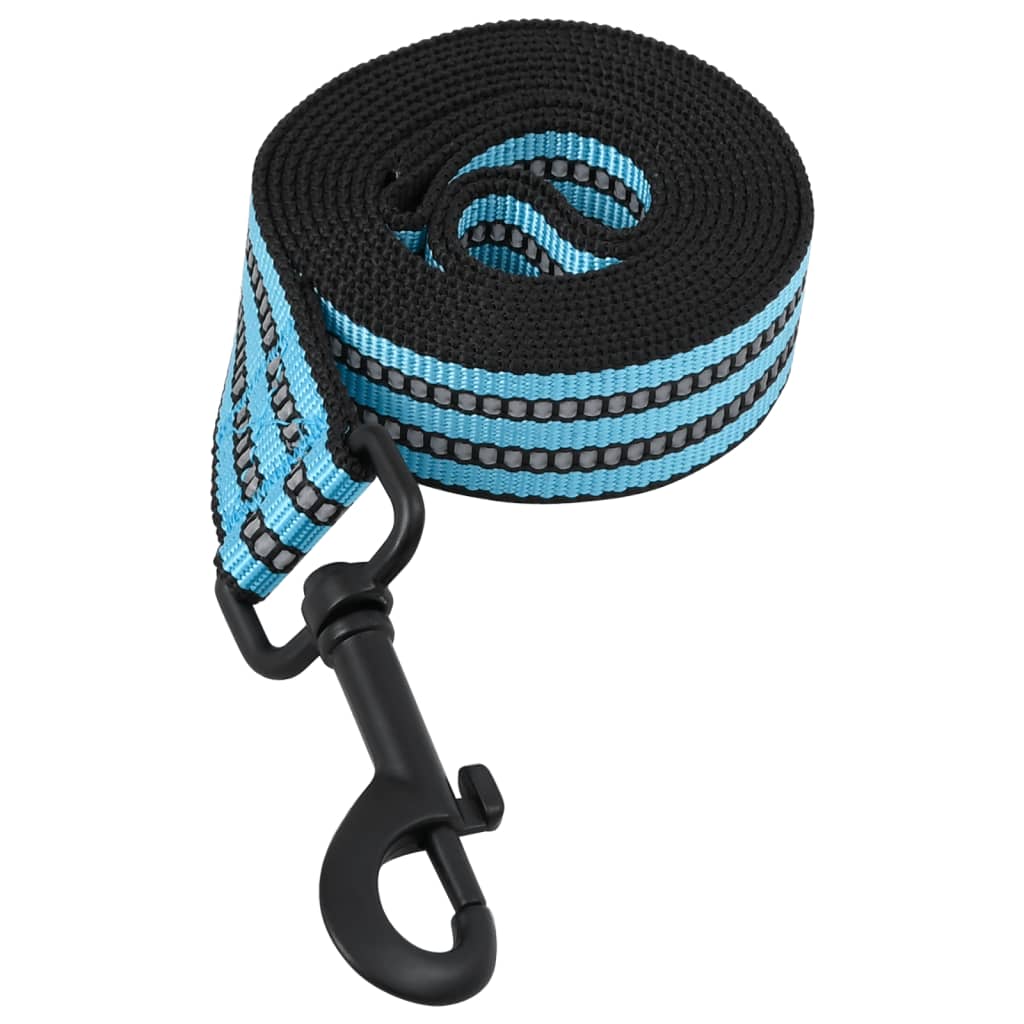 Dog Harness with Lead & Collar Adjustable Blue XL