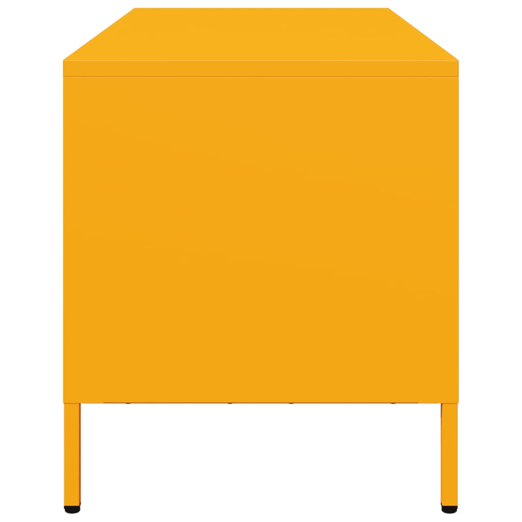 TV Cabinet Mustard Yellow 101.5x39x43.5 cm Cold-rolled Steel