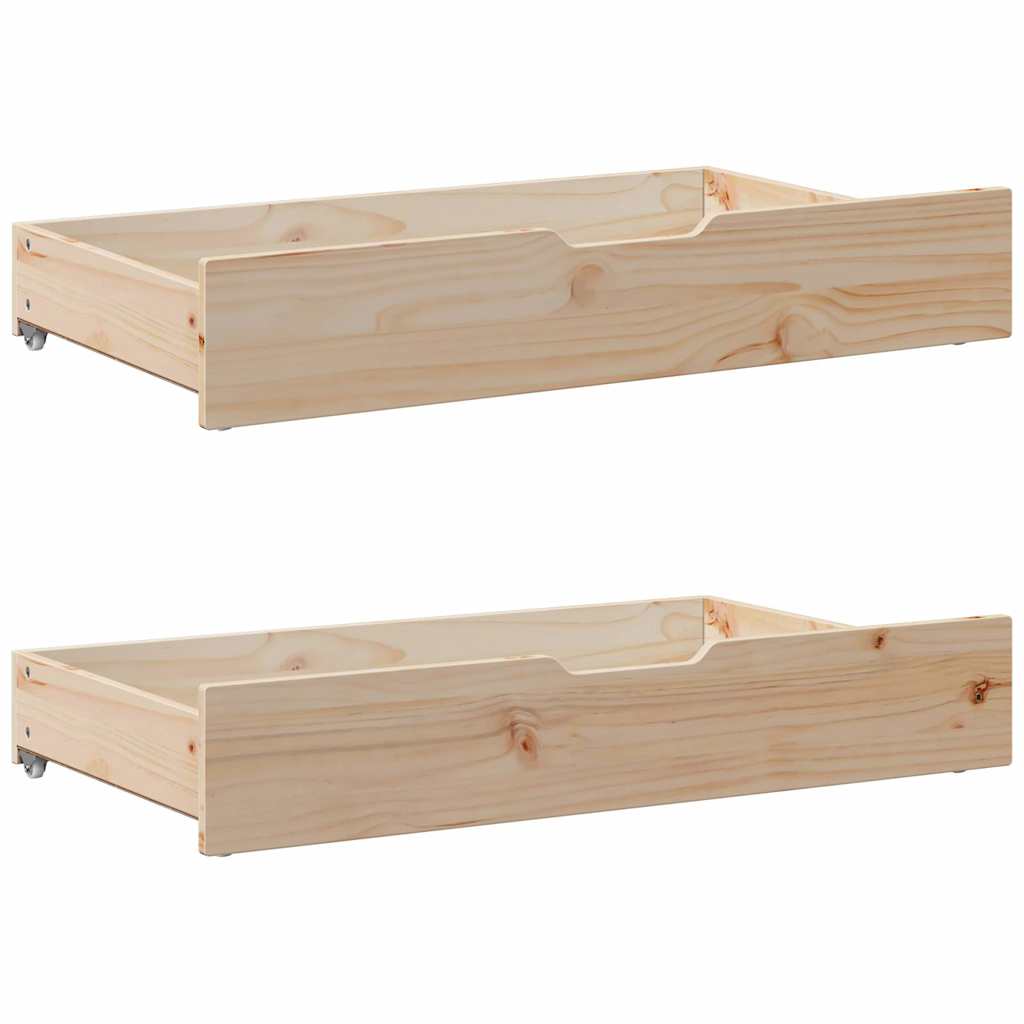 Bed Frame without Mattress 150x200 cm King Size Solid Wood Pine