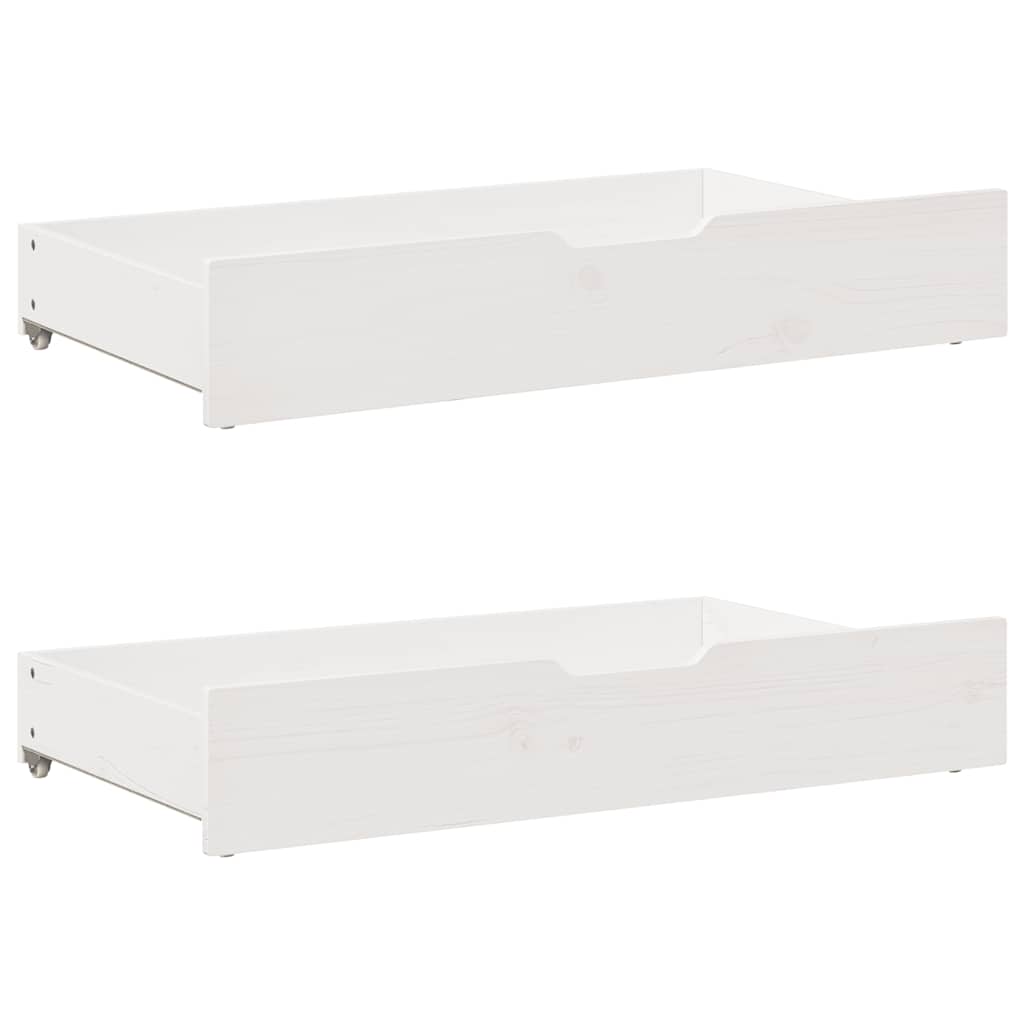 Daybed with Drawers without Mattress 80x200 cm Solid Wood