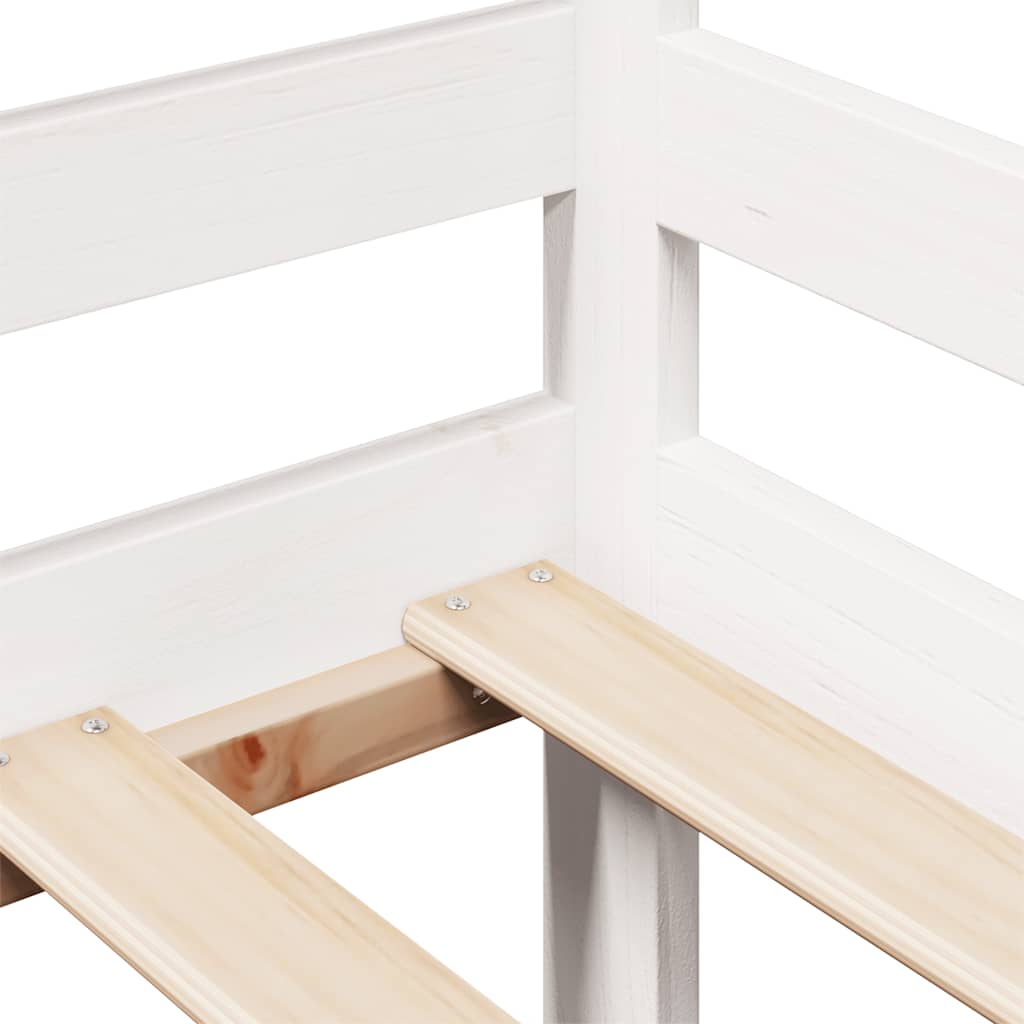 Daybed with Drawers without Mattress 80x200 cm Solid Wood