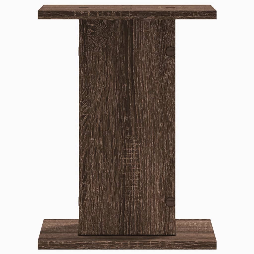 Speaker Stands 2 pcs Brown Oak 30x30x40 cm Engineered Wood