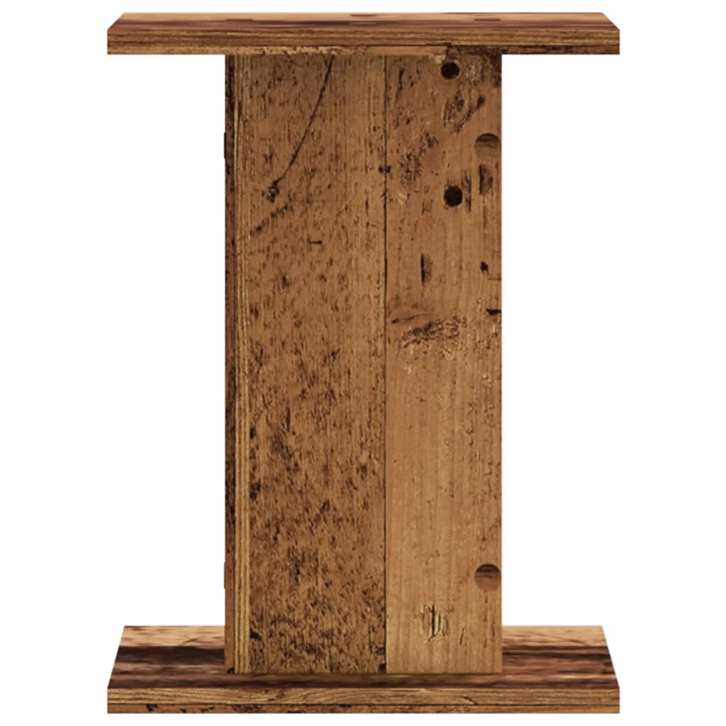 Speaker Stands 2 pcs Old Wood 30x30x40 cm Engineered Wood