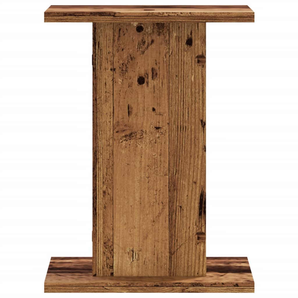 Speaker Stands 2 pcs Old Wood 30x30x40 cm Engineered Wood