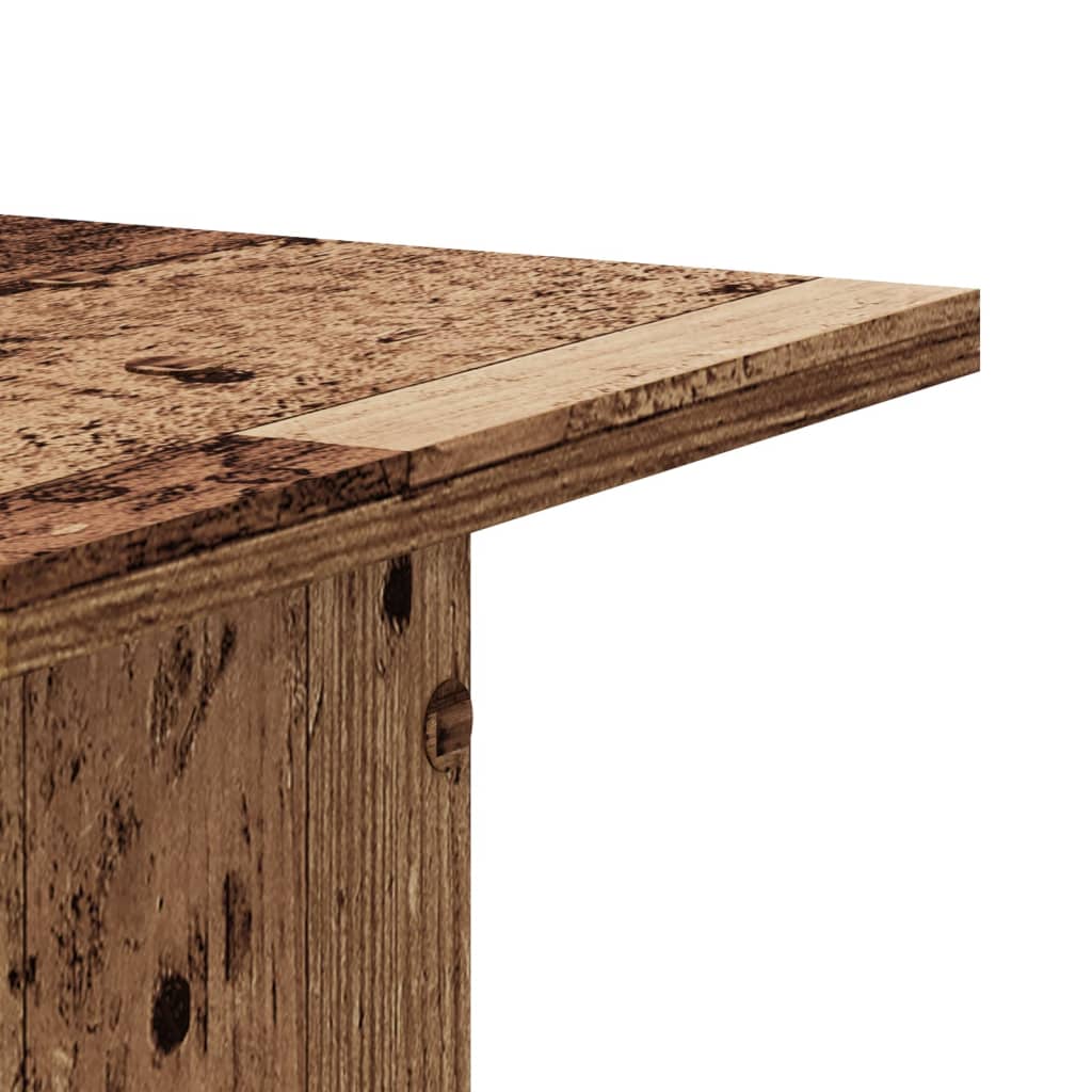 Speaker Stands 2 pcs Old Wood 30x30x40 cm Engineered Wood