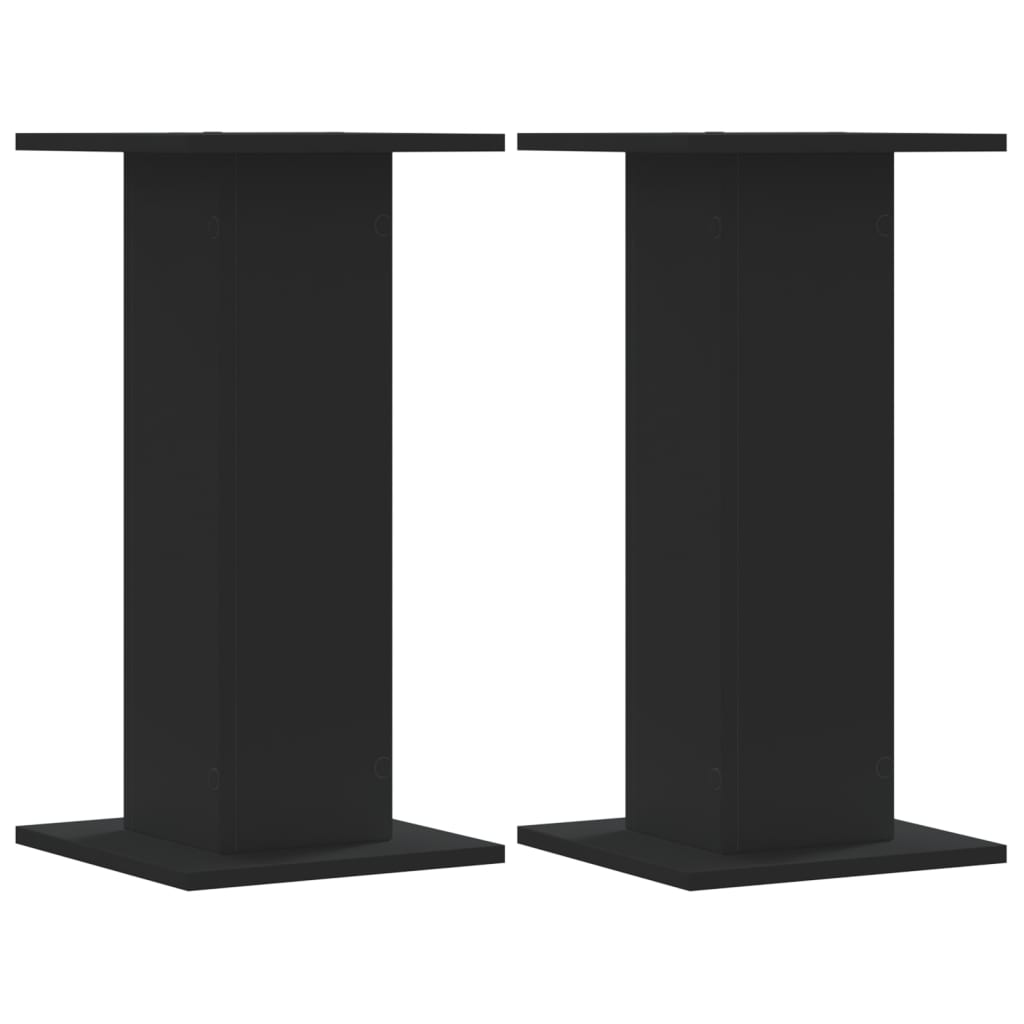 Speaker Stands 2 pcs Black 30x30x60 cm Engineered Wood