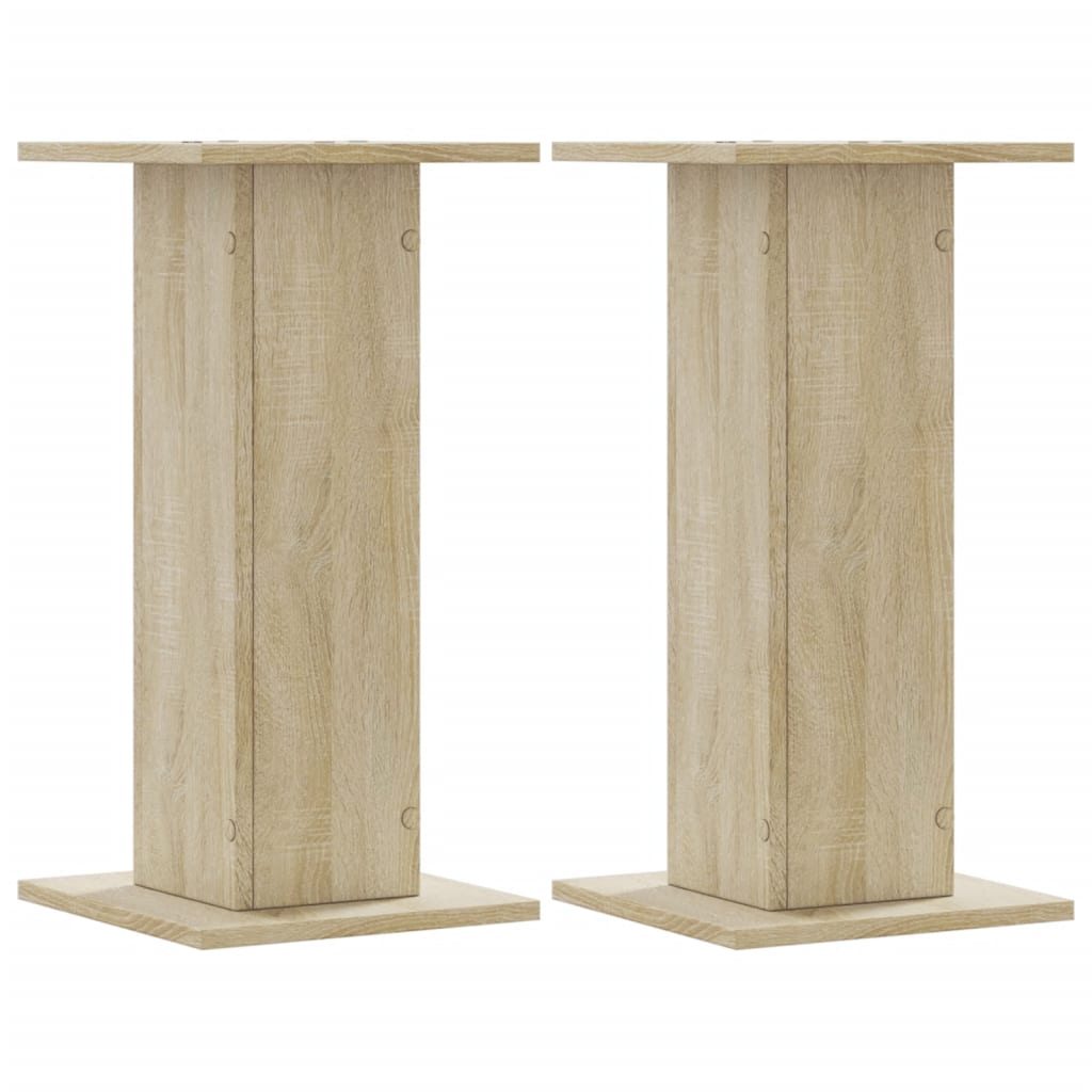 Speaker Stands 2 pcs Sonoma Oak 30x30x60 cm Engineered Wood