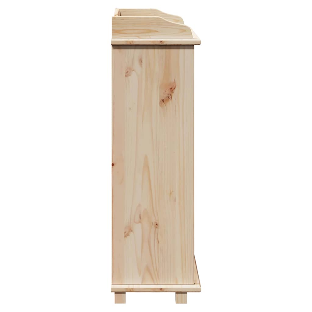 Wine Rack Brown 90 x 60 x 30 cm Solid pine wood