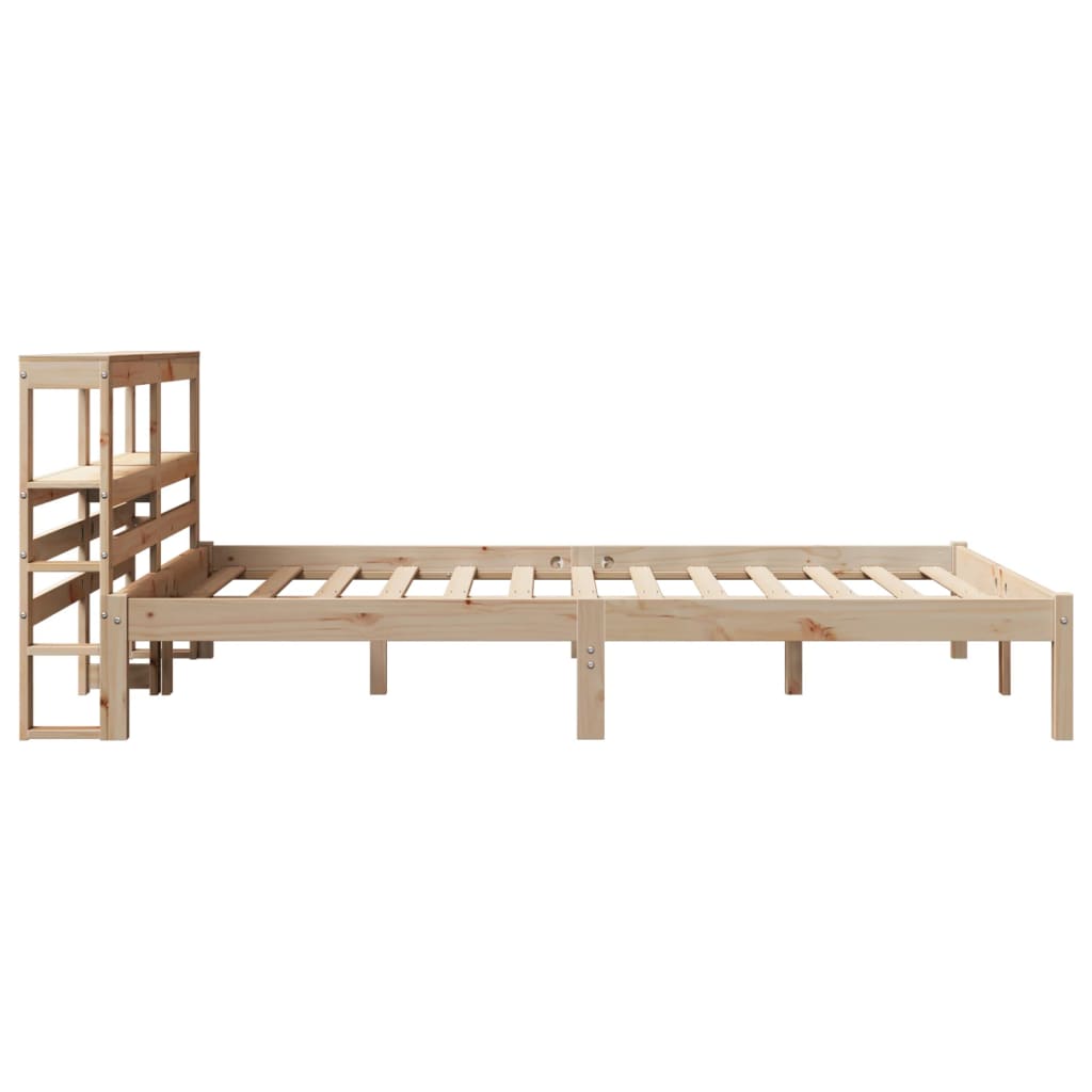 Bed Frame without Mattress 120x190 cm Small Double Solid Wood Pine