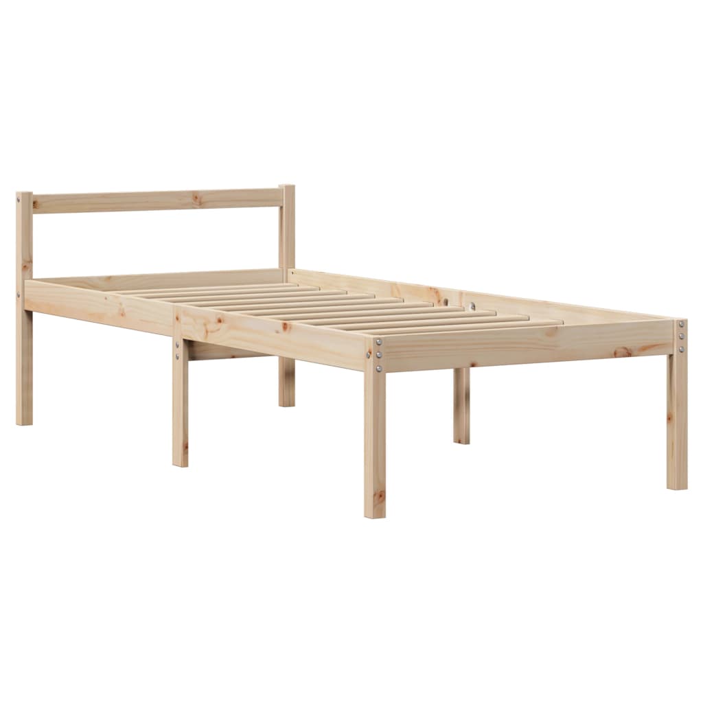 Senior Bed with Headboard without Mattress 100x200 cm