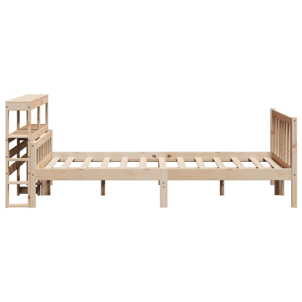 Bed Frame without Mattress 120x190 cm Small Double Solid Wood Pine