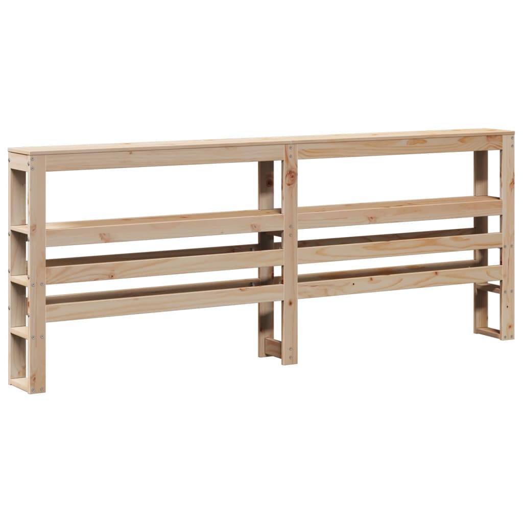 Bed Frame with Headboard without Mattress 140x190 cm
