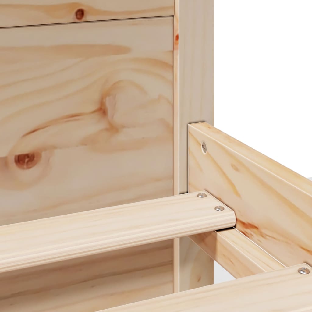 Bed Frame with Headboard without Mattress 140x190 cm